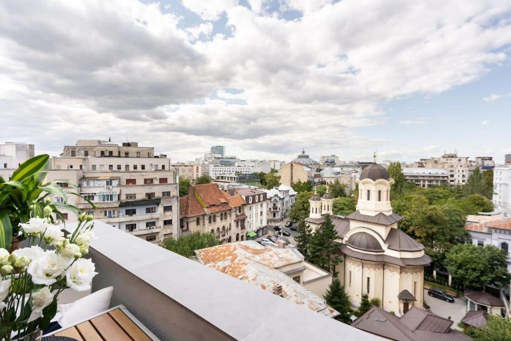Stunning Views 2Br Midtown Flat - Charming Balcony Apartamento Bucareste Exterior foto